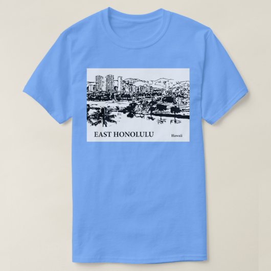 イーストホノルルハワイTシャツ2 Tシャツ (デザイン正面)