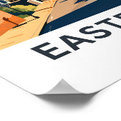 イーストボーンイングランドトラベルプリント ポスター (角)