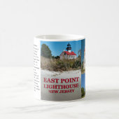 イーストポイントライトハウスニュージャージーマグ コーヒーマグカップ (中央)