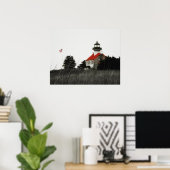 イーストポイントライトハウスポスター ポスター (ホームオフィス)