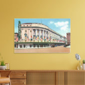 イーストマンシアター&スクールの外観 キャンバスプリント (インサイチュ (リビング))