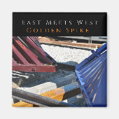 イーストミーツウェスト、ゴールデンスパイクNHS マグネット (正面)