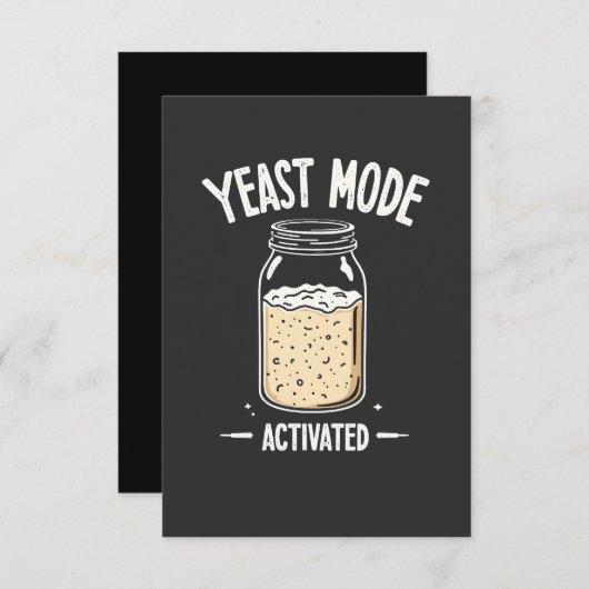 イーストモード活性化ベーキング料理シェフ サンキューカード (正面/裏面)