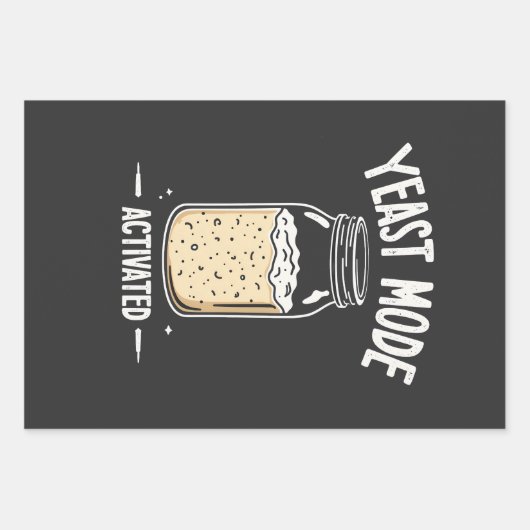 イーストモード活性化ベーキング料理シェフ ラッピングペーパーシート (正面)