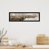 イーストランド船の難破船の写真1915 ポスター (キッチン)