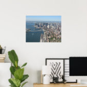 イーストリバーからロアーマンハッタン ポスター (ホームオフィス)