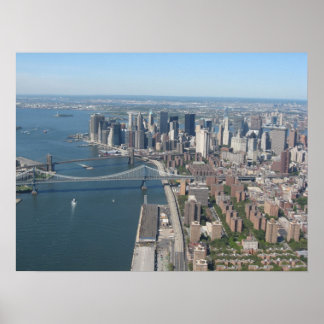 イーストリバーからロアーマンハッタン ポスター