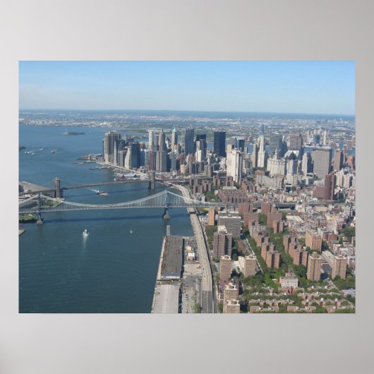 イーストリバーからロアーマンハッタン ポスター (正面)