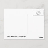 イーストレイクウィノナ – ウィノナ， MN ポストカード (裏面)