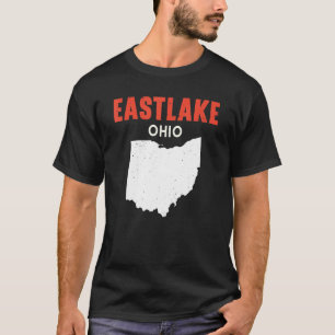 イーストレイクオハイオUSA州アメリカトラベルオヒオアン Tシャツ