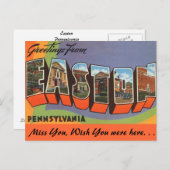 イーストンからの挨拶 ポストカード (正面/裏面)