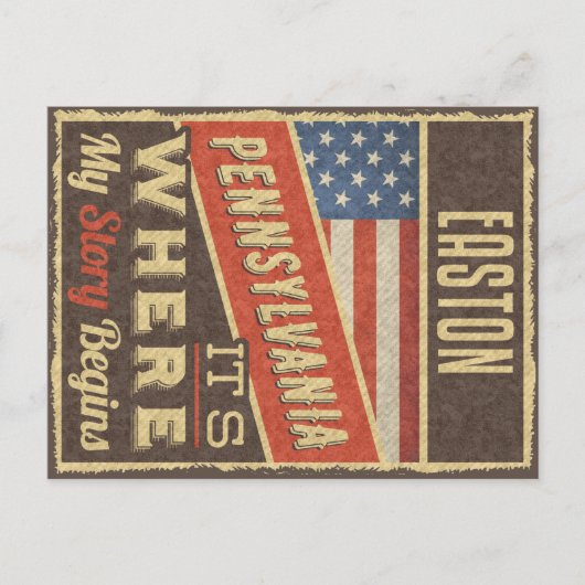 イーストンペンシルバニア ポストカード (正面)