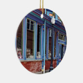 イーストンPA -通りとオープンドア セラミックオーナメント (右)