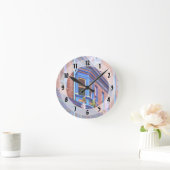 イーストンPA -通りウィンドベイウィンドウ ラウンド壁時計 (ホーム)