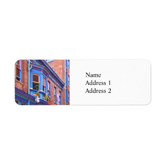 イーストンPA -通りウィンドベイウィンドウ ラベル (正面)