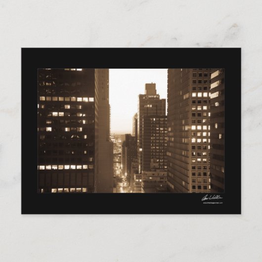 イースト55th通り、ニューヨーク ポストカード (正面)
