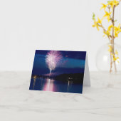 イースト・ガル湖での花火大会 カード (黄色い花)