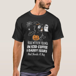 イースドコーヒーとダディーイシューで動く不思議な魔女 ナップタイム Tシャツ