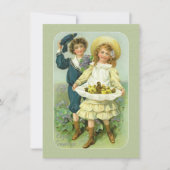 イースビクトリアンターの子どもとひよこ シーズンカード (正面)