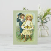 イースビクトリアンターの子どもとひよこ シーズンカード (スタンド正面)