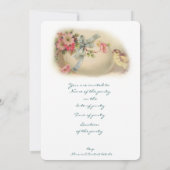 イースビクトリアンターシックと卵 招待状 (裏面)