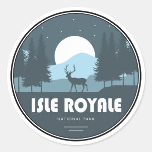 イースルロイヤル国立公園のシカ ラウンドシール