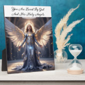 イーゼルがついた卓上のプラークが大好き フォトプラーク (側面)