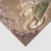 イーゼルで絵を描く気まぐれなウサギのアーティスト 薄葉紙 (詳細)