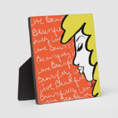 イーゼルで美しい額を飾って暮らす フォトプラーク (正面)