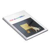 イーゼルに乗った猫 ノートブック (右側)