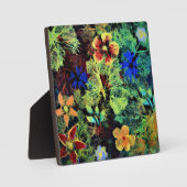 イーゼルのカラープラークの中にある フォトプラーク (正面)