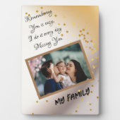 イーゼルエレガント付き卓上プラークがTouchを追加 フォトプラーク (正面)