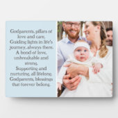 イーゼルカスタム付き神様の父母と子女の額 フォトプラーク (正面)