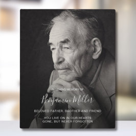 イーゼルパーソナライズされたスタンドの写真とメッセージ フォトプラーク