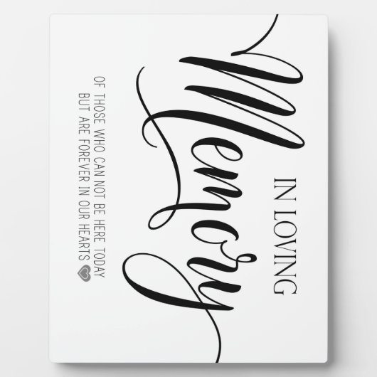 イーゼル付きの卓上板飾り フォトプラーク (正面)