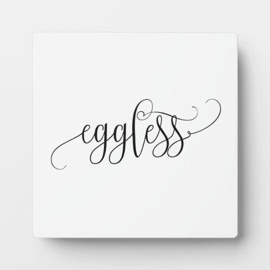 イーゼル付きエッグレスサイン卓上プラーク フォトプラーク (正面)