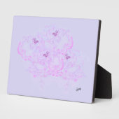 イーゼル付きキャンバス：風の中で踊る フォトプラーク (側面)