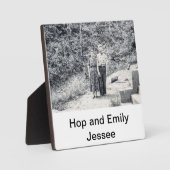 イーゼル付きファミリーディスプレイプラーク フォトプラーク (正面)