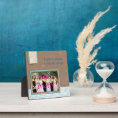 イーゼル付きブルータンフォトフレーム フォトプラーク (インサイチュ)