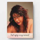 イーゼル付き卓上プラーク楽しむ – 毎時… フォトプラーク (正面)