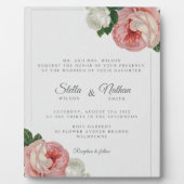 イーゼル付き卓上プラーク フォトプラーク (正面)