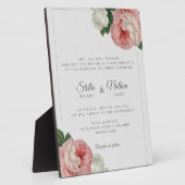 イーゼル付き卓上プラーク フォトプラーク (側面)