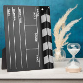 イーゼル付き厚板プラーク フォトプラーク (側面)