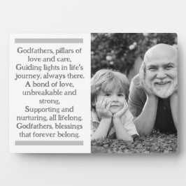イーゼル付き神カスタム父と神の子の額 フォトプラーク