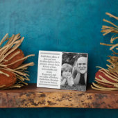 イーゼル付き神カスタム父と神の子の額 フォトプラーク (側面)