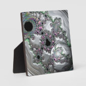 イーゼル大切付き球形の宝石 フォトプラーク (正面)