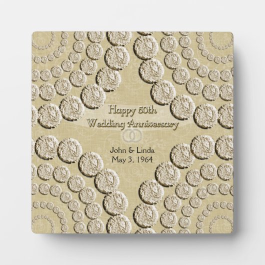 イーゼル結婚50周年記念写真プラーク フォトプラーク (正面)