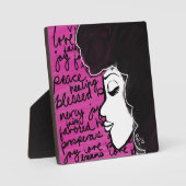 イーゼル賛美の平和ペスト フォトプラーク (正面)