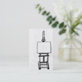 イーゼル 名刺 (スタンド正面)