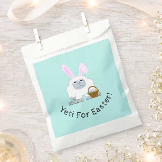 イーティのためにイーティかわいいイースターのイーティ フェイバーバッグ (クリップ留めされた状態)